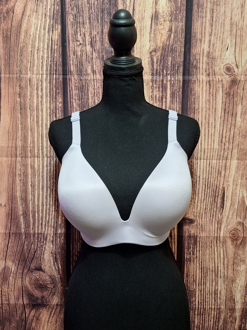 Victoria's Secret Light Blue Lined Semi Demi T-Shirt Bra Size 38D